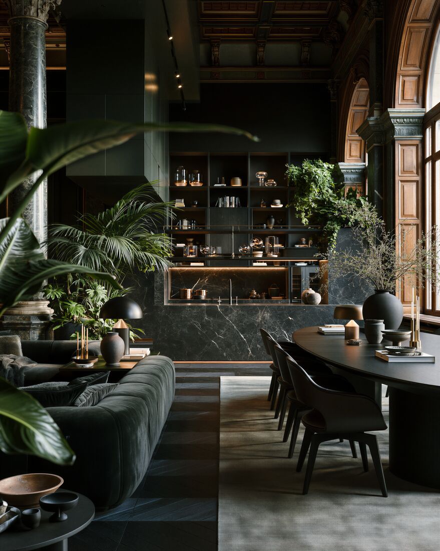 Dining and library